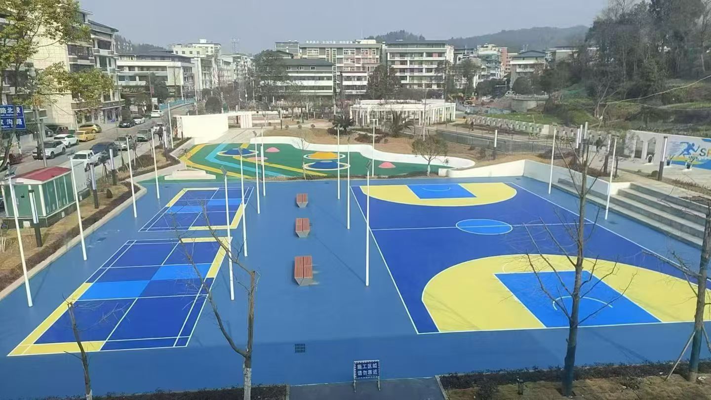 海口市epdm颗粒透水跑道 - 方案